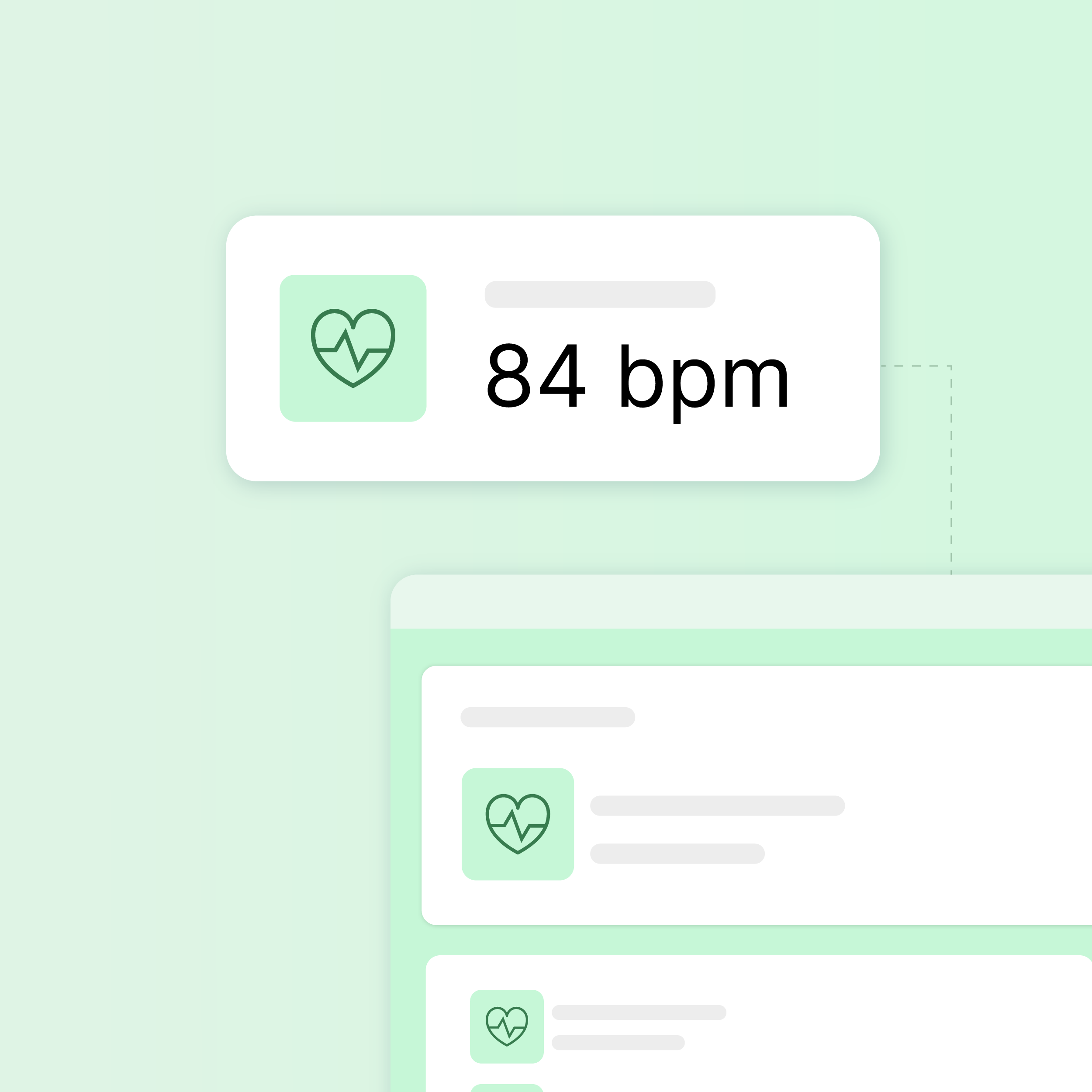 Integrated patient monitoring mockup